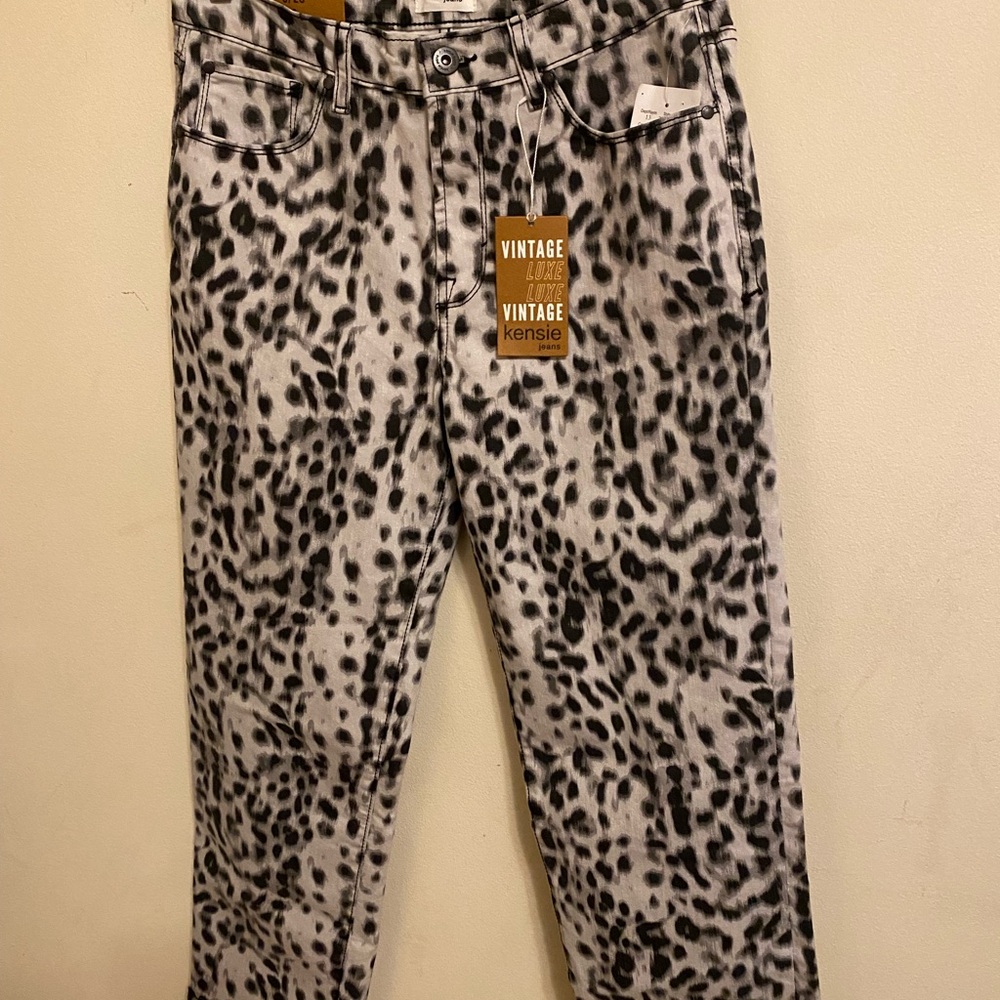 Kensie Black and White Patterned Women’s Pants
